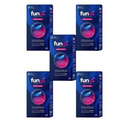 Funtime Set Of 5 Long Lasting Dotted & Ribbed Climax Control Condoms -10 Pcs Each-16