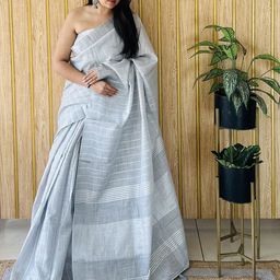 Moda Rapido Woven Design Zari Silk Blend Saree-image-91