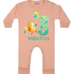 Arvesa Infants Printed Round Neck Bodysuits-image-64