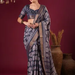 Anouk Women Ethnic Motifs Silk Blend Sungudi Saree-image-24