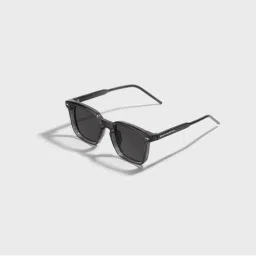 SAM AND MARSHALL Haflong Polarized 400UV Protection Cellulose Propionate Square Black Sunglasses-picture-29