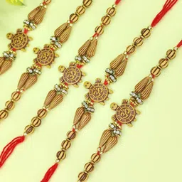 NAVJAI Thread Rakhi - Set Of 5 image 3