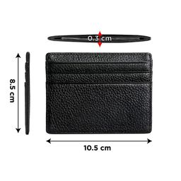 NFI essentials Unisex 7-Slots Leather Card Holder image 4