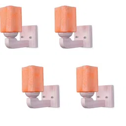 Somil Premium Designer Glass Wall / Night Lamp Elegant & Stylish Dcor Accent for Modern Interiors, color- Orange, Size- 17.5 X 22.5 X 20.5 CM-image-38