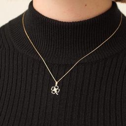 Tipsy closet Gold-Plated American Diamond Stainless Steel Necklace-image-85
