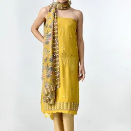 THE WEAVERS SHOP BY RAAVI Embroidered Unstitched Dress Material-image-30