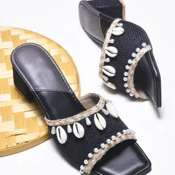 TRYME Ethnic Block Sandals-12