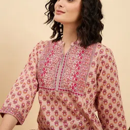 Anouk Printed Mandarin Collar Top-image-72