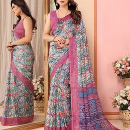 ROOP SUNDARI SAREES Floral Printed Woven Design Kota Saree-picture-28
