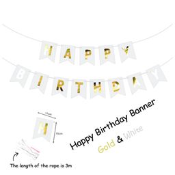 Shopperskart Happy Birthday Banner - White-image-44