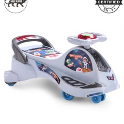 Babyhug Space Gyro Swing Car - Grey-image-72