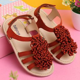 Babyoye Formal & Party Wear Sandal - Orange-image-72