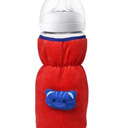 The Little Looker Plush Cotton Bottle Cover Red - Fits 330 ml Bottle-23