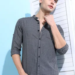 HIGHLANDER Men Yarn Dyed Check Shirt-picture-34