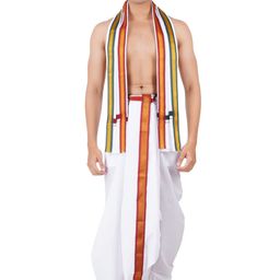 Ramraj Men Traditional Panchakacham with Angavastram-picture-45