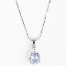 FASHION EMPIRE Silver-Plated Alloy Artificial Stones and Beads Pendant-picture-1