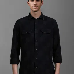Louis Philippe Jeans Men Slim Fit Opaque Checked Casual Shirt-image-60