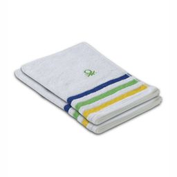 United Colors of Benetton 2-Pcs Blue Striped 450GSM Hand Towel-picture-34