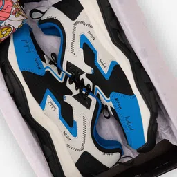 The Souled Store Men Colourblocked PU Sneakers-image-38