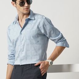 British Club Men Standard Slim Fit Opaque Casual Shirt-image-86
