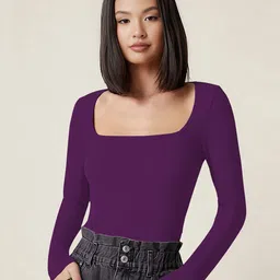 Dream Beauty Fashion Women Solid Fitted Top-picture-25
