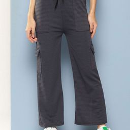 BAESD Girls Textured Comfort Straight Fit Chinos Trousers-image-10