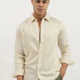 United Colors of Benetton Men Solid Spread Collar Casual Shirt-picture-38