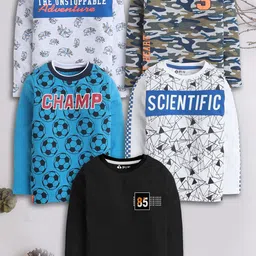 3PIN Boys 5 Printed T-shirt-image-12