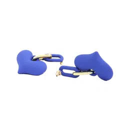 VAGHBHATT Heart Shaped Chain Linked Drop Earrings image 4