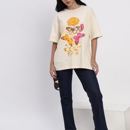 Sands of India Women Applique T-shirt-image-15