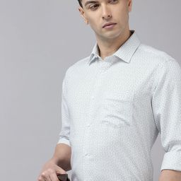 Van Heusen Pure Cotton Checked Custom Fit Formal Shirt-picture-18
