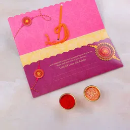 Archies Set Of 4 Rakhis With Mailer & Roli Chawal image 3