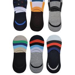 VOICI Set of 6 Loafer No-Show Invisible Socks-image-27