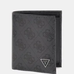 GUESS Men Printed Leather Two Fold Wallet-9