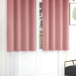 Yellow Weaves Rose Gold Set of 2 Room Darkening Window-30