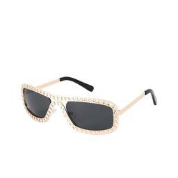 SALTY Women Black Lens & Gold-Toned Rectangle Sunglasses with-image-20