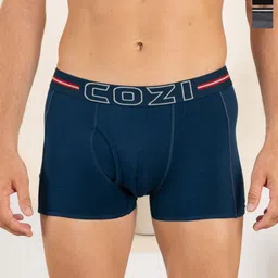Lux Cozi Pack Of 3 Assorted Pure Cotton Trunks- COZI_1125_LUXURY_AST_3PC-image-66
