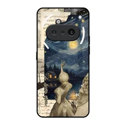 QRIOH Unisex Nothing Phone 3a Quirky Shockproof Glass Back Case-picture-44