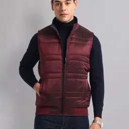 AD By Arvind Men Checked Polyester Reversible Bomber Jacket-32