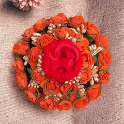 Gadinfashion Women Flower Bridal Hair Bun Juda Gajra-58