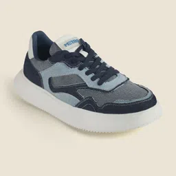 Metro Men Denim Printed Lace-Ups Skate Shoes-image-41