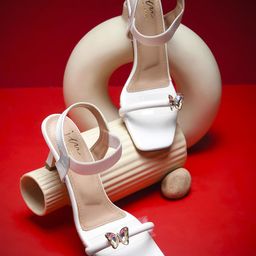 JM Looks Women Embellished Kitten Heel Sandals-58