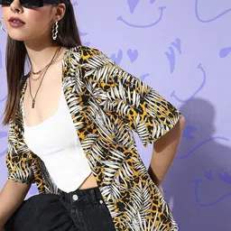 StyleCast X SERA Women Printed Tropical Shrug-48