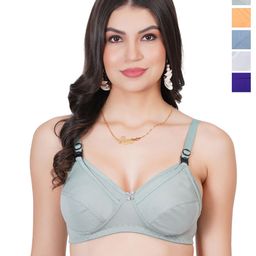 Liigne Women Pack Of 5 Maternity Full Coverage Non Wired Non Padded Bra-36