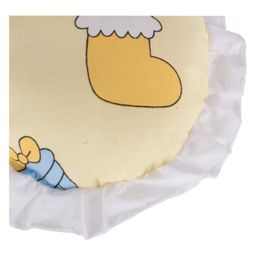 Mittenbooty Cotton Mosquito Net With Attached Bedding Set Ice Cream Print - Yellow image 4