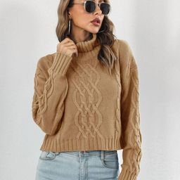 Oh Rare Women Cable Knit Pullover-image-98