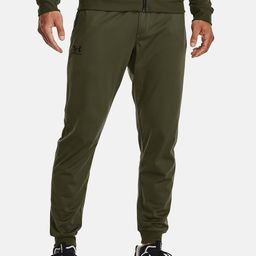 UNDER ARMOUR Men Mid-Rise Sweat-Wicking Regular Fit Sportstyle Joggers-image-97