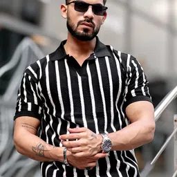Maniac Men Polo Collar T-shirt-image-46