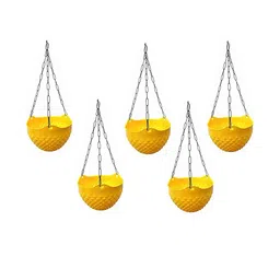 Crystal Hanging Planter with Metal Hanging Chain-51