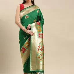 flaher Woven Design Banarasi Saree-picture-53